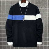 2025 kkboxly  Men's Casual Pullover Knit Soft Sweater (Shirt Not Included)