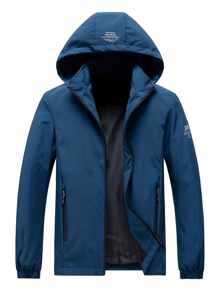 kkboxly  Men's Waterproof Rain Jacket Outdoor Lightweight Rain Shell Coat For Hiking, Golf, Travel