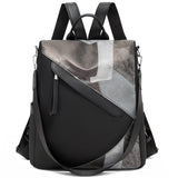 2025 Manufacturer wholesale hair autumn and winter new trend fashion splicing women's backpack outdoor travel versatile women's bag