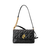 New Rhombus Chain Bag Leather Shoulder Underarm Bag Fashion Versatile Oblique Span Bag Women's Bag