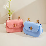 KKBOXLY 2025 Trendy PVC Barbie jelly bag fashionable and versatile portable summer female oblique span cute bamboo shell bag customization