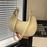 KKBOXLY 2025 Design sense niche bag women's versatile simple underarm bag popular new fashion casual one shoulder crossbody dumpling bag