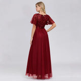 2025Popular, ,  sequined dress  new Popular,  and Korea catwalk banquet evening dress dress
