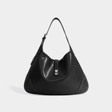 2025 popular new large-capacity portable underarm bag women's fashion retro shoulder bag niche versatile commuter tote bag
