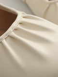 Soft-soled bag head half slippers women's outer wear spring and summer new popular half-support single shoes women's British style shoes drag women M830
