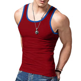 KKBOXLY 2025 vest men's summer leisure sports vest  trends tight quick-drying sleeveless T-shirt vest men