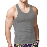 KKBOXLY 2025 summer sleeveless vest men's heavy T-shirt n basketball vest slim-fit quick-drying casual sports vest