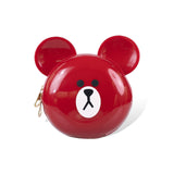 KKBOXLY 2025 Bo Hao, bear head PVC Barbie jelly bag fashionable and versatile dinner bag dirt-resistant and easy-to-wash macaron tone customization