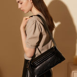 Crossbody bag women's niche design simple crossbody breast bag long personalized shoulder bag  new spring and summer versatile