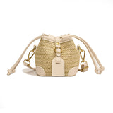 KKBOXLY 2025 Korean version contrasting color fashion bucket bag women's popular new trend versatile casual shoulder bag premium texture messenger bag