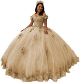 2025Express Mesh Small Trailing Shoulder Sweetheart Party Ball Bar Mitzvah Dress Lace Beaded Dress