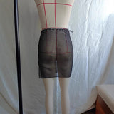 2025  LH4322 2025 New hot-selling rhinestone inlaid diamond cloth pure hand-sewn sexy skirt hip skirt short skirt