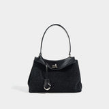 2025 popular New Autumn and Winter Premium Frosted Cowhide Medieval Underarm Bag Kelly Bag Portable One Shoulder Crossbody Large Bag Women's Bag