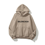 KKBOXLY 2025Essentials Season 8 Tide Brand Letter BALENC High Street Loose Fleece FEAROFGOD Men's and Women's Hoodies