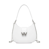 KKBOXLY 2025 PVC Barbie jelly bag fashionable and versatile crescent armpit bag dirt-resistant and easy-to-wash summer women's handbag customization