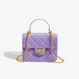 KKBOXLY 2025 PVC transparent square Barbie jelly bag fashionable and versatile handbag dirt-resistant and easy-to-wash women's oblique span bag customization