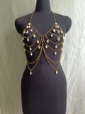 2025  LH4289 2025 New 2023 new hot-selling handmade multi-layer fringed metal chain exquisite body chain
