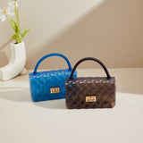 KKBOXLY 2025 trendy PVC Barbie jelly bag, fashionable and versatile handbag, dirt-resistant and easy-to-wash multi-color bag cover women's bag customization