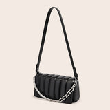spring and summer new leather small fragrant chain messenger bag cowhide  high-end shoulder underarm bag women's bag