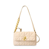 New Rhombus Chain Bag Leather Shoulder Underarm Bag Fashion Versatile Oblique Span Bag Women's Bag