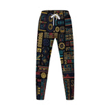 KKBOXLY 2025 spring and autumn men's fashion casual printing heavy trousers loose and tight rope straight trousers spot