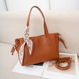 Leather tote bag women's large-capacity New women's bag fashion shoulder bag first layer natural drop cowhide messenger bag 8822