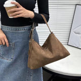 Autumn and winter retro matte leather pillow bag New portable messenger new leather women's bag new armpit bag 8088-8