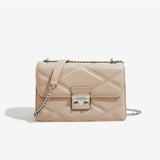 KKBOXLY 2025 PU diamond square bag fashionable versatile handbag summer women's messenger bag soft casual shoulder bag customization