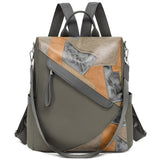 2025 Manufacturer wholesale hair autumn and winter new trend fashion splicing women's backpack outdoor travel versatile women's bag