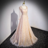 2025 Banquet Evening Dress Female Bel Canto Solo Vocal Art Examination Folk Song Host Champagne Premium Sense Piano Performance Dress