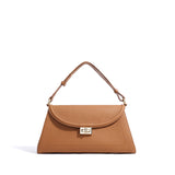 2025 spring new high-end first-layer cowhide leather niche hand-held underarm crossbody small exquisite women's bag