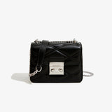 KKBOXLY 2025 PU diamond square bag fashionable versatile handbag summer women's messenger bag soft casual shoulder bag customization