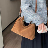 Autumn and winter retro matte leather pillow bag New portable messenger new leather women's bag new armpit bag 8088-8