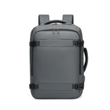 Multifunctional fashion leather film business backpack student travel trend laptop backpack car logo LOGO can be determined