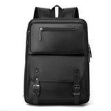 2025 backpack Men's casual backpack Business travel laptop bag PU travel backpack