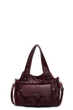 Large capacity retro versatile tote bag women's spring new fashion commuter shoulder bag short trip messenger bag