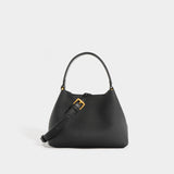 2025 Niche design texture first layer cowhide soft bag portable vegetable basket bag shoulder crossbody mini bucket bag women