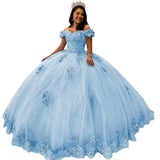 2025Express Mesh Small Trailing Shoulder Sweetheart Party Ball Bar Mitzvah Dress Lace Beaded Dress