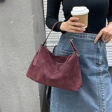Autumn and winter retro matte leather pillow bag New portable messenger new leather women's bag new armpit bag 8088-8