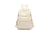 2025 Backpack Women's 2025 New Waterproof Oxford Cloth Backpack Fashion Casual Large Capacity Women's Lightweight Travel School Bag