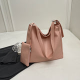 KKBOXLY 2025 Large-capacity fashion bag women's popular new Korean version versatile ins shoulder messenger bag casual Popular tote bag