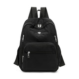 2025 Backpack Women's 2025 New Waterproof Oxford Cloth Backpack Fashion Casual Large Capacity Women's Lightweight Travel School Bag
