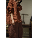 2025    23/3 small beard, literary and retro ramie washed rough edge pullover, shoulder-length loose shirt