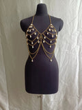 2025  LH4289 2025 New 2023 new hot-selling handmade multi-layer fringed metal chain exquisite body chain