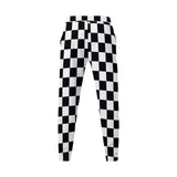 KKBOXLY 2025 men's clothing fashion casual plaid printed trousers loose and tight rope heavy straight trousers spot