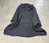 2025  23/6 Movie/Literary and retro texture yarn-dyed linen pullover stand-up collar buckle loose shoulder shirt