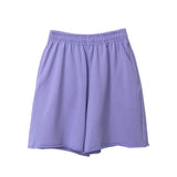 Spring new lazy style casual short sweater solid color long sleeves loose home wear comfortable versatile sports women