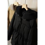 2025 High-end 95 white goose down jacket, removable hooded women's  women's clothing wholesale supply jacket versatile