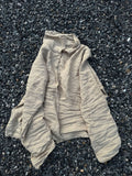 2025  Su Nian Weiyang 23/11 See you again, loose thickened ramie turtleneck cardigan button shirt in autumn and winter