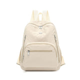 2025 Backpack Women's 2025 New Waterproof Oxford Cloth Backpack Fashion Casual Large Capacity Women's Lightweight Travel School Bag